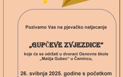 PJEVAČKO NATJECANJE „GUPČEVE ZVJEZDICE“