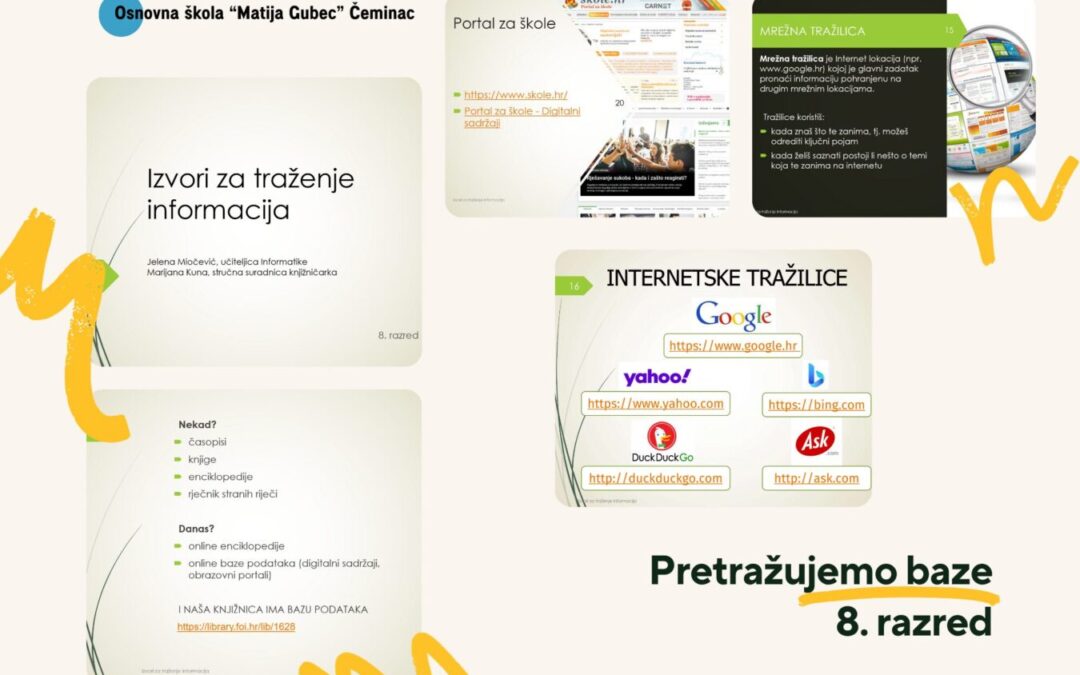 Digitalni istraživači pretražuju baze