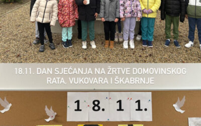 Obilježavanje Dana sjećanja na žrtve Domovinskog rata, Vukovara i Škabrnje u PŠ Kozarac