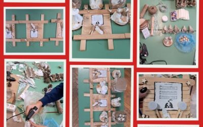 Kreativna izrada božićnih jaslica od recikliranih materijala