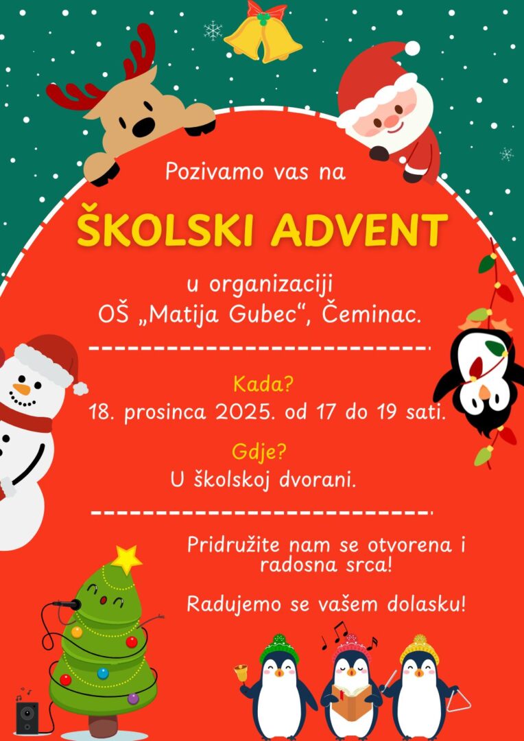 Školski advent 2025